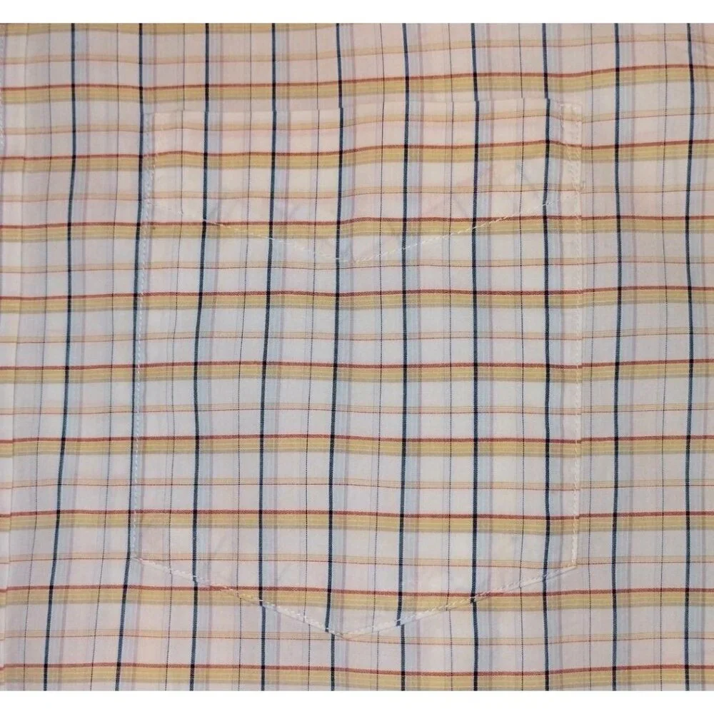 Men's Banana Republic Button-Up Plaid Dress Shirt (Size: XL - 17/17.5)